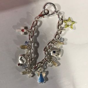 Angel charm bracelet